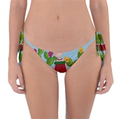 Frida Kahlo Doll Reversible Bikini Bottom