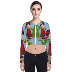 Frida Kahlo Doll Bomber Jacket by Valentinaart