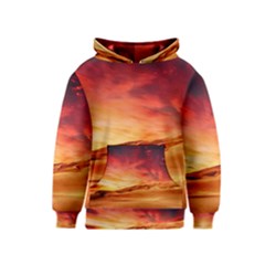 Desert Sand Dune Landscape Nature Kids  Pullover Hoodie by Celenk