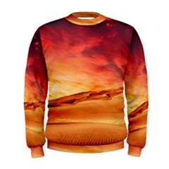 Desert Sand Dune Landscape Nature Men s Sweatshirt by Celenk