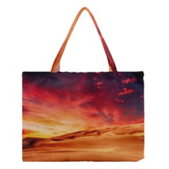 Desert Sand Dune Landscape Nature Medium Tote Bag by Celenk