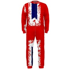 Union Jack London Flag Uk Onepiece Jumpsuit (men)  by Celenk