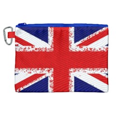 Union Jack London Flag Uk Canvas Cosmetic Bag (xl)