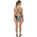 Castle Ruin Attack Destruction Cut-Out Back One Piece Swimsuit View2