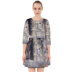 Castle Ruin Attack Destruction Smock Dress by Celenk