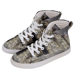 Castle Ruin Attack Destruction Women s Hi-top Skate Sneakers by Celenk