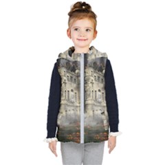 Castle Ruin Attack Destruction Kid s Puffer Vest by Celenk