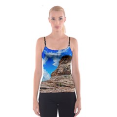 Mountain Canyon Landscape Nature Spaghetti Strap Top by Celenk