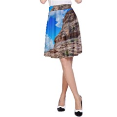 Mountain Canyon Landscape Nature A-line Skirt by Celenk