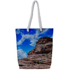 Mountain Canyon Landscape Nature Full Print Rope Handle Tote (small) by Celenk