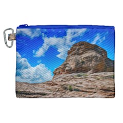 Mountain Canyon Landscape Nature Canvas Cosmetic Bag (xl)