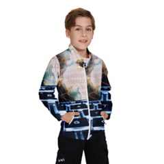 Ransomware Cyber Crime Security Wind Breaker (kids) by Celenk