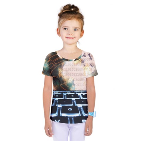 Ransomware Cyber Crime Security Kids  One Piece Tee by Celenk