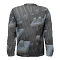 Backdrop Pattern Surface Texture Men s Long Sleeve Tee View2