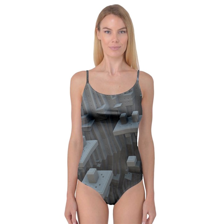 Backdrop Pattern Surface Texture Camisole Leotard 