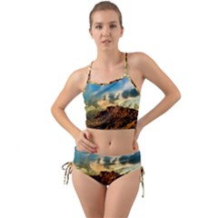 Mountain Sky Landscape Nature Mini Tank Bikini Set by Celenk