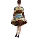 Mountain Sky Landscape Nature Ruffle Dress View2