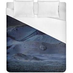 Landscape Night Lunar Sky Scene Duvet Cover (california King Size) by Celenk