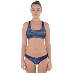 Landscape Night Lunar Sky Scene Cross Back Hipster Bikini Set by Celenk