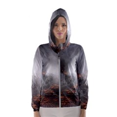 Armageddon Destruction Apocalypse Hooded Wind Breaker (women)