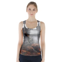 Armageddon Destruction Apocalypse Racer Back Sports Top by Celenk