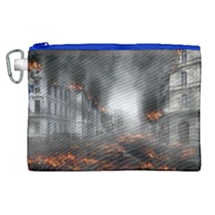 Armageddon Destruction Apocalypse Canvas Cosmetic Bag (xl) by Celenk