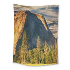 Mountains Landscape Rock Forest Medium Tapestry by Celenk