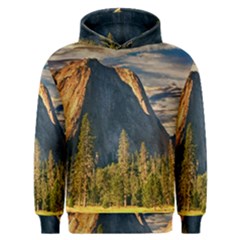 Mountains Landscape Rock Forest Men s Overhead Hoodie by Celenk