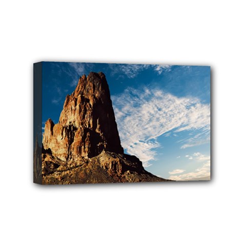 Mountain Desert Landscape Nature Mini Canvas 6  X 4  by Celenk