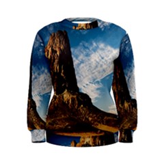 Mountain Desert Landscape Nature Women s Sweatshirt by Celenk