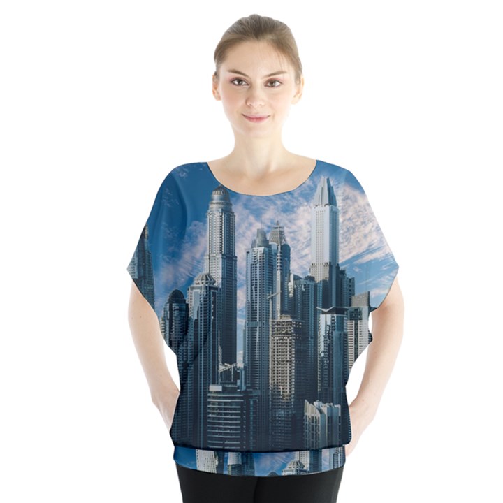 Skyscraper Cityline Urban Skyline Blouse