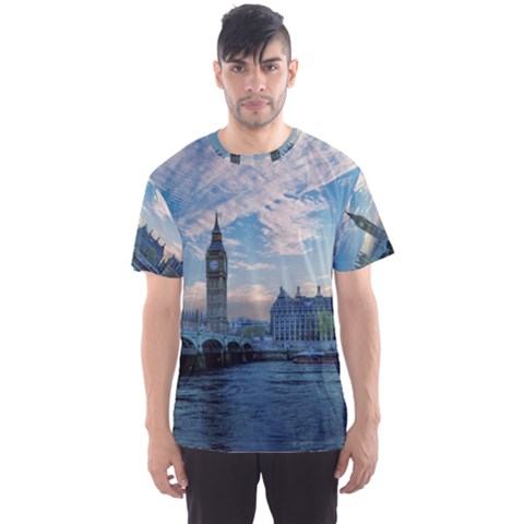 London Westminster Landmark England Men s Sports Mesh Tee by Celenk