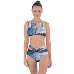 London Westminster Landmark England Bandaged Up Bikini Set  by Celenk