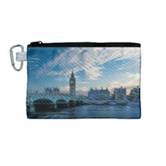 London Westminster Landmark England Canvas Cosmetic Bag (medium) by Celenk