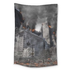 Apocalypse War Armageddon Large Tapestry by Celenk