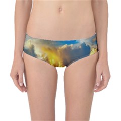 Mountains Clouds Landscape Scenic Classic Bikini Bottoms by Celenk