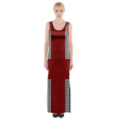 Union Jack Flag British Flag Maxi Thigh Split Dress by Celenk