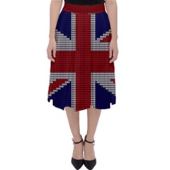 Union Jack Flag British Flag Folding Skater Skirt