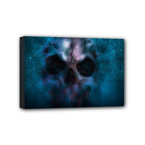 Skull Horror Halloween Death Dead Mini Canvas 6  X 4  by Celenk