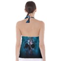 Skull Horror Halloween Death Dead Babydoll Tankini Top View2