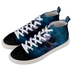 Skull Horror Halloween Death Dead Men s Mid-top Canvas Sneakers by Celenk