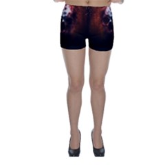 Skull Horror Halloween Death Dead Skinny Shorts by Celenk