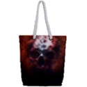 Skull Horror Halloween Death Dead Full Print Rope Handle Tote (Small) View2