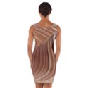 Swirling Patterns Of The Wave Wrap Front Bodycon Dress View2