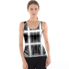 Geometry Pattern Backdrop Design Tank Top by Celenk