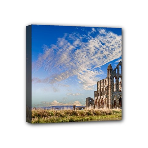 Ruin Church Ancient Architecture Mini Canvas 4  X 4  by Celenk