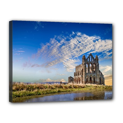 Ruin Church Ancient Architecture Canvas 16  X 12  by Celenk