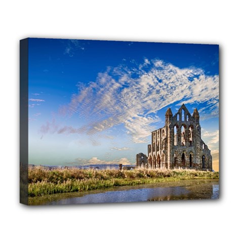 Ruin Church Ancient Architecture Deluxe Canvas 20  X 16   by Celenk