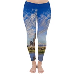 Ruin Church Ancient Architecture Classic Winter Leggings by Celenk