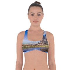 Ruin Church Ancient Architecture Got No Strings Sports Bra by Celenk